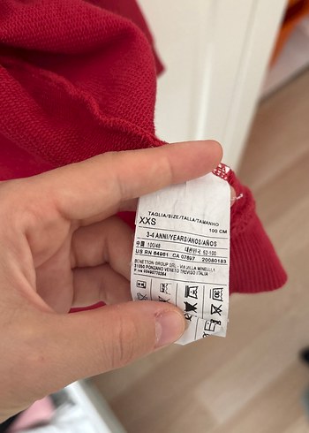 Kırmızı Fermuarlı Erkek Sweatshirt - Görsel 3