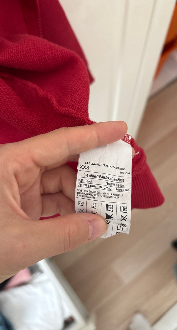 Kırmızı Fermuarlı Erkek Sweatshirt - Görsel 3