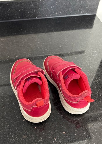 Kız Çocuk Pembe Cırt Cırtlı Spor Ayakkabı - Görsel 5