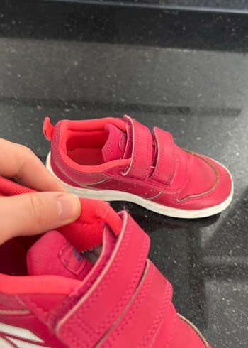 Kız Çocuk Pembe Cırt Cırtlı Spor Ayakkabı - Görsel 6