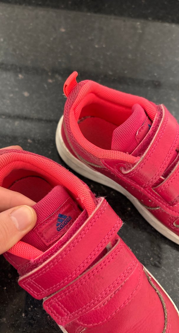 Kız Çocuk Pembe Cırt Cırtlı Spor Ayakkabı - Görsel 2