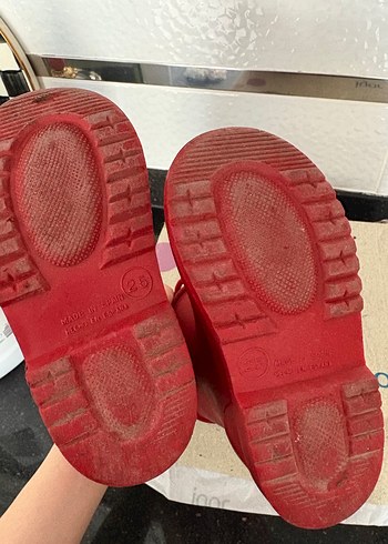 Kız Çocuk Kırmızı Igor Lastik Çizme - Görsel 4