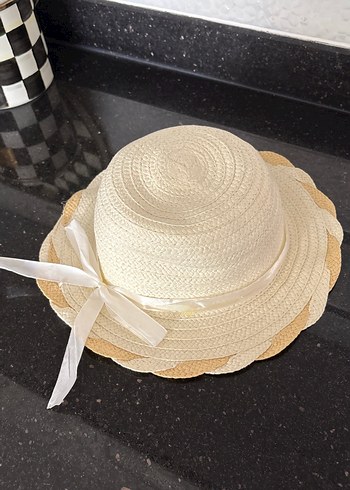 Beyaz Fırfırlı Bohem Kadın Şapka - Görsel 3