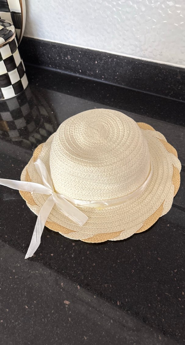 Beyaz Fırfırlı Bohem Kadın Şapka - Görsel 3