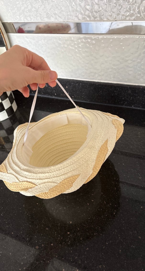 Beyaz Fırfırlı Bohem Kadın Şapka - Görsel 2