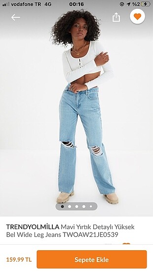 Trendyolmilla Wide Leg Jeans