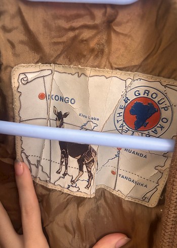 Vintage süet deri ceket - Görsel 2