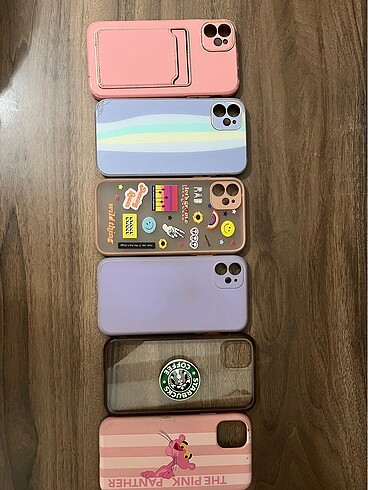 7 adet iphone 11 kılıf