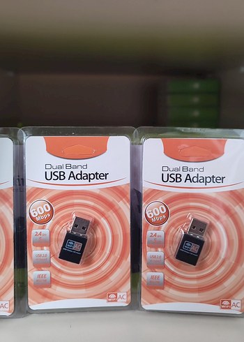Çift Bantlı USB Adaptör Turuncu