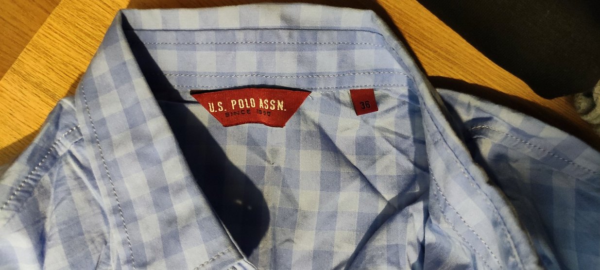 Düğmeli Mavi Pamuklu Kadın Gömlek - Görsel 4