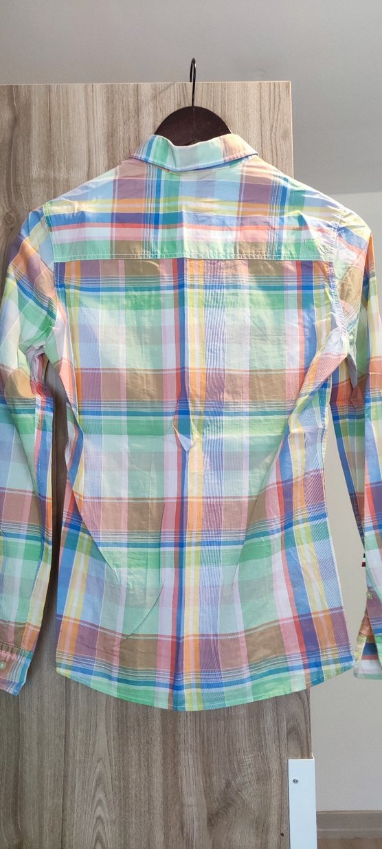 Pastel Çok Renkli Uzun Kollu Düğmeli Gömlek - Görsel 3