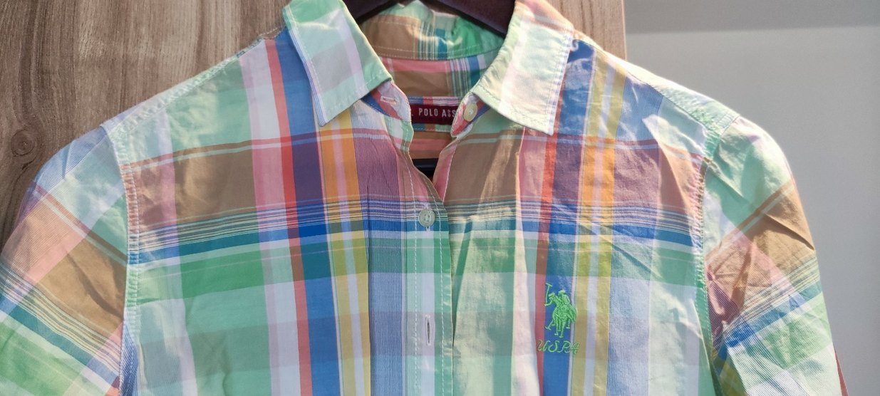 Pastel Çok Renkli Uzun Kollu Düğmeli Gömlek - Görsel 2