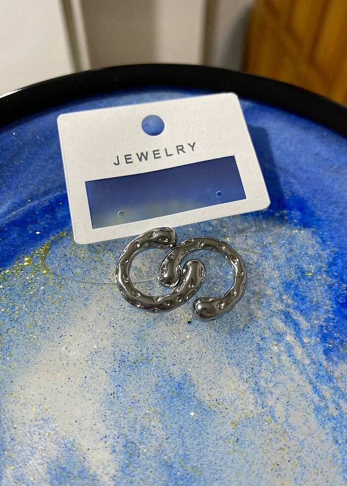 Silver earcuff küpe - Görsel 2