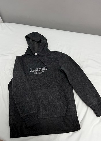 Diğer Gri Kapüşonlu Kadın Sweatshirt