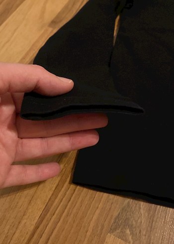 Kız Çocuk Siyah Uzun Kollu Basic Tişört - Görsel 5