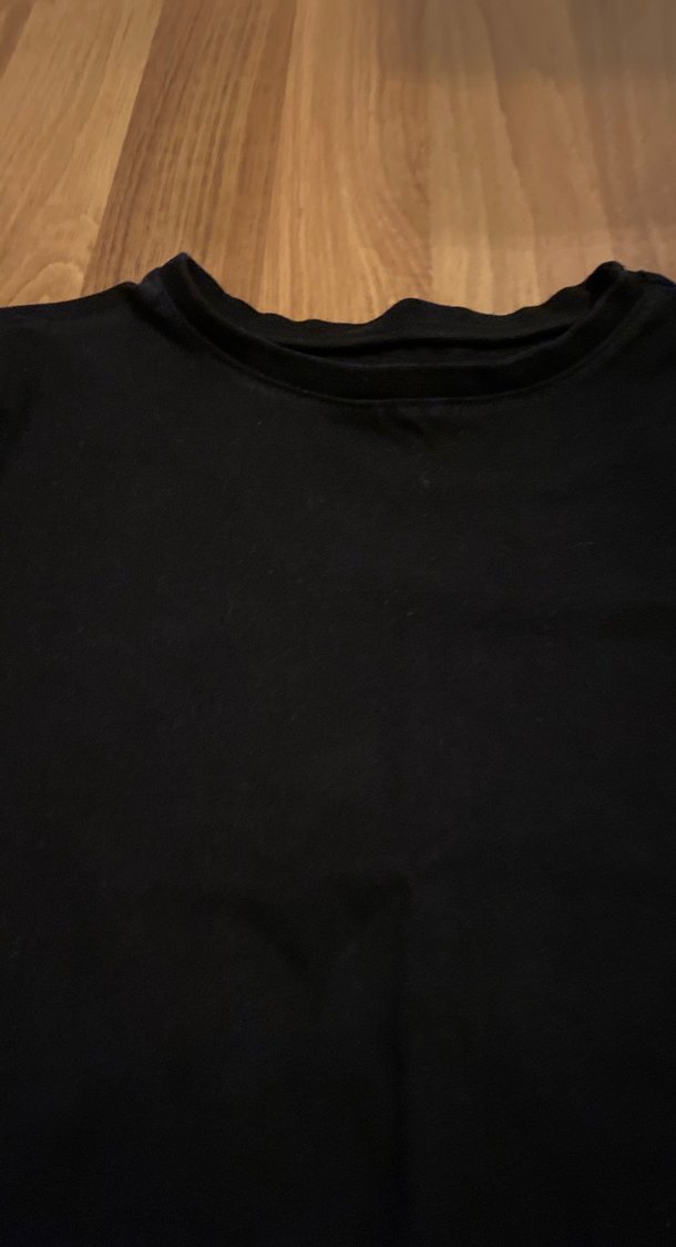 Kız Çocuk Siyah Uzun Kollu Basic Tişört - Görsel 2