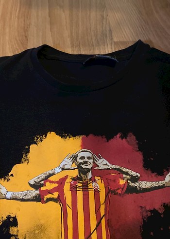 Baskılı Siyah Erkek Tişört - Görsel 2