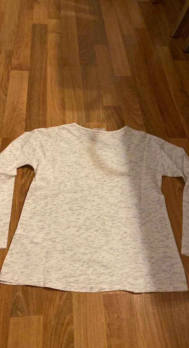 Gri Uzun Kollu Kız Tişörtü - Görsel 5