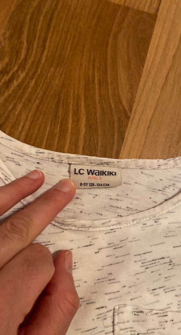 Gri Uzun Kollu Kız Tişörtü - Görsel 4