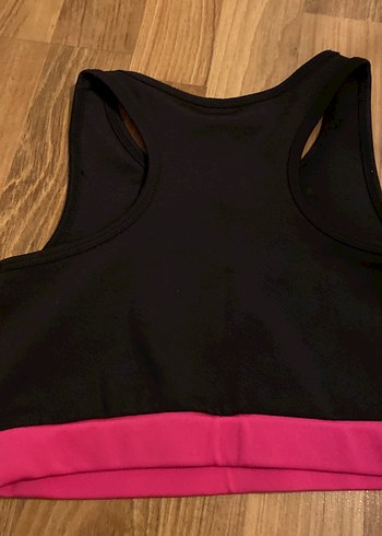 Kız Çocuk Pembe Baskılı Sporcu Üst - Görsel 4