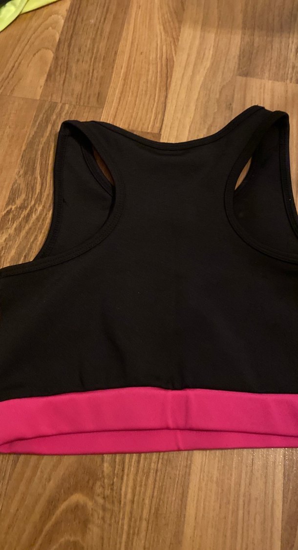 Kız Çocuk Pembe Baskılı Sporcu Üst - Görsel 4