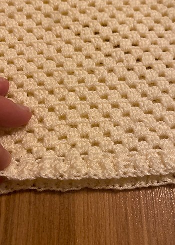 Nakışlı Bej Bohem Kız Çocuk Triko Atlet - Görsel 4