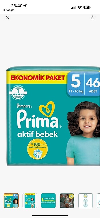 5 numara prima bebek bezi