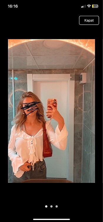 bağlamalı bluz