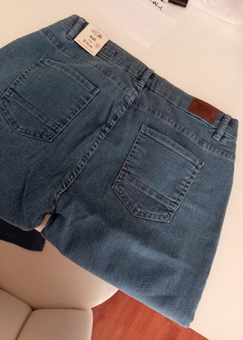 13-14 Yaş Beden Uspa mavi çocuk Denim Pantolon