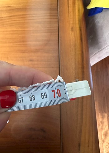 Beden beyaz Renk 3.20 boy. Hiç kullanılmadı.
