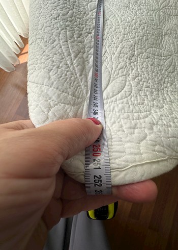 Beyaz Düz Yatak Örtüsü - Görsel 7