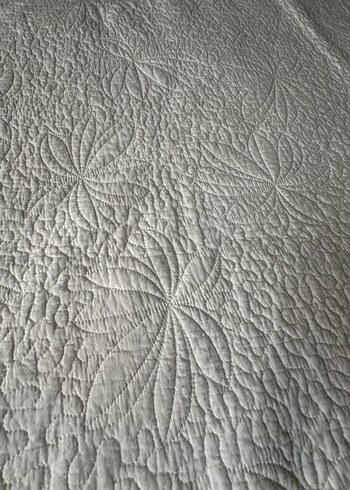 Beyaz Düz Yatak Örtüsü - Görsel 2