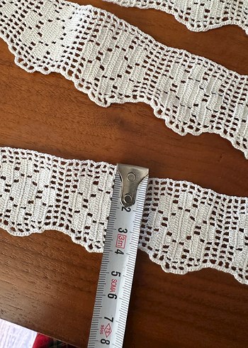  Beden Bohem Tarzı Beyaz Dantel Şeritler