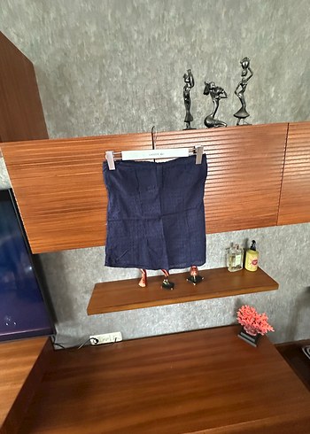 Straplez Stradivarius M beden lacivert renk ölçüler görselde