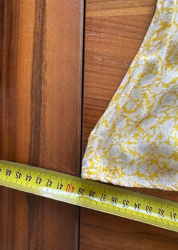 m Beden sarı Renk Sarı Mini Askılı Dantel Detaylı Tulum