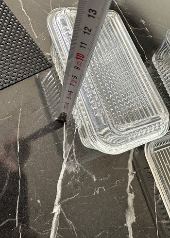 Beden Şeffaf Cam Saklama Kapları Seti