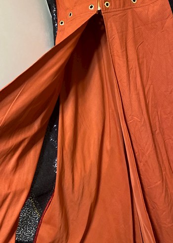 Kırmızı Bohem Vintage Uzun Elbise - Görsel 5