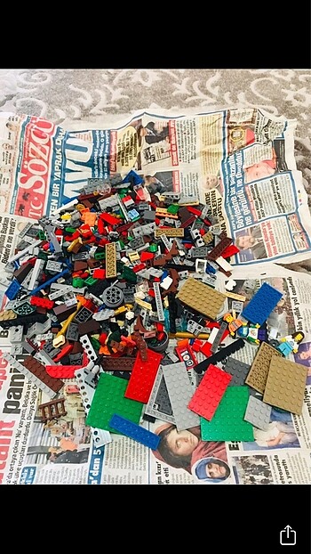Orjinal Lego karışık parçalar