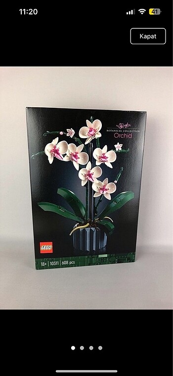 Beden Renk Orjinal Lego 10311 orkide çiçeği