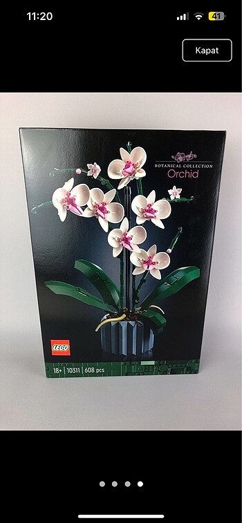 Orjinal Lego 10311 orkide çiçeği