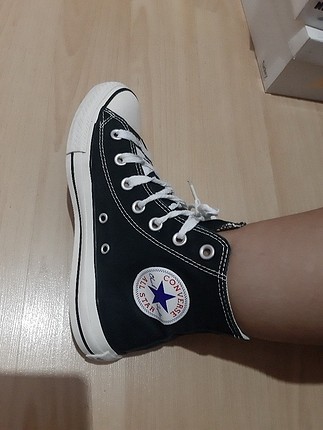37 Beden siyah Renk siyah orjinal converse