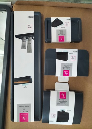 Banyo Ayna 5li Seti Sıfır Kutusunda - Görsel 3