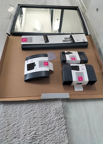 Banyo Ayna 5li Seti Sıfır Kutusunda - Görsel 9