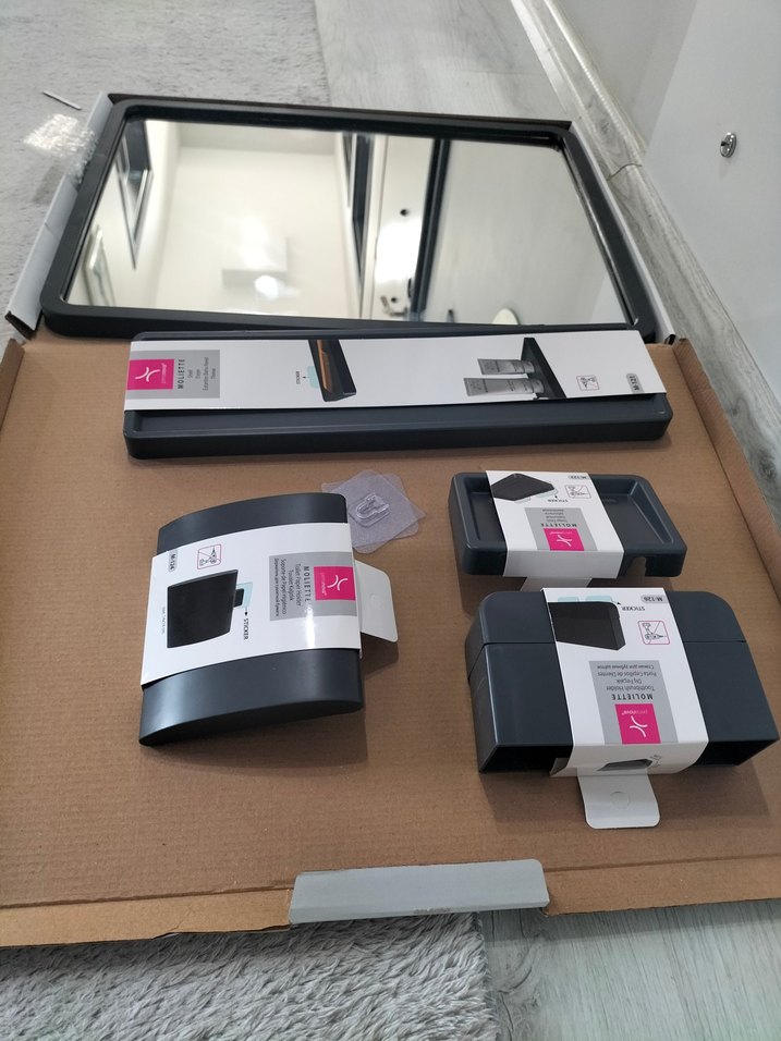 Banyo Ayna 5li Seti Sıfır Kutusunda - Görsel 2