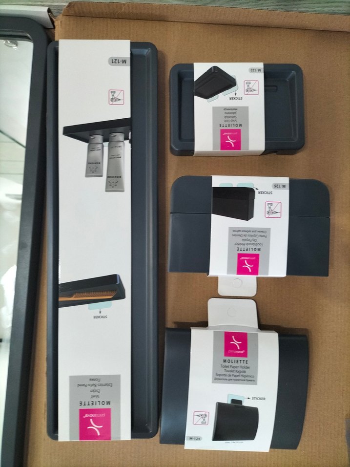 Banyo Ayna 5li Seti Sıfır Kutusunda - Görsel 3