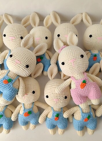 Amigurumi fındık tavşan