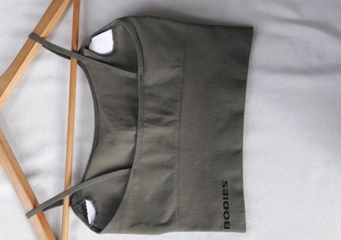 xs Beden crop haki