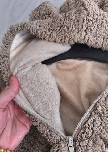 Kahverengi Kürklü Bebek Tulumu - Görsel 3