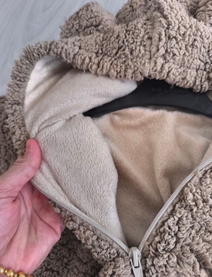 Kahverengi Kürklü Bebek Tulumu - Görsel 3