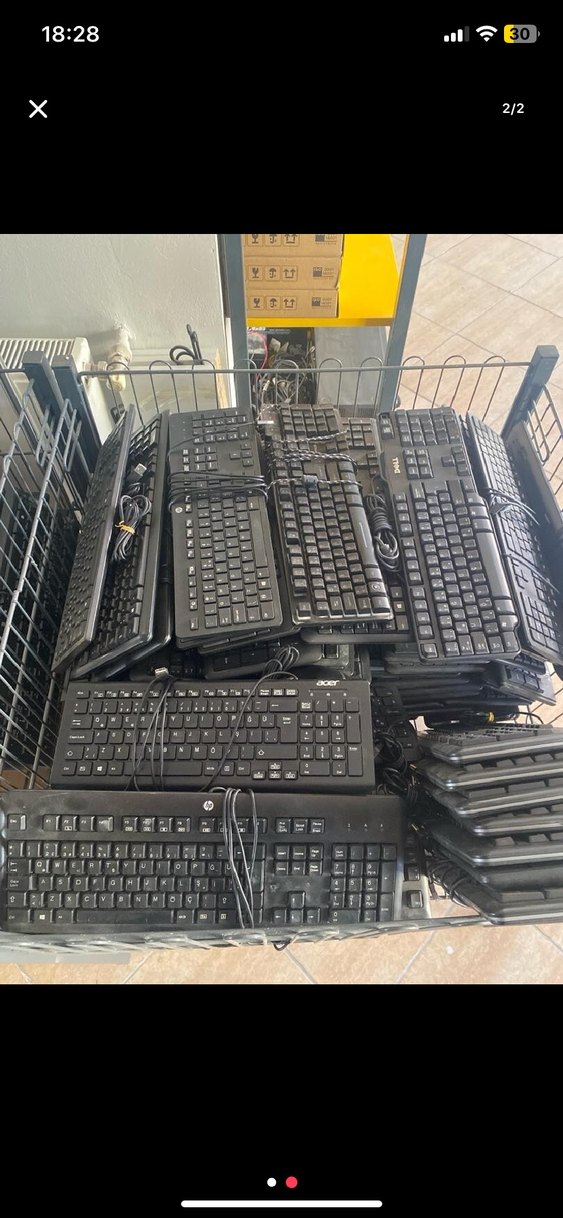 Kablolu Siyah Klavyeler Seti - Görsel 2